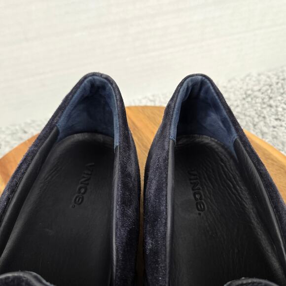 Vince Mens 12M Fenton Black Suede Leather Daily Slip On Casual Daily Sneaker main image 11